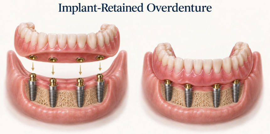 implant-retained-overdenture